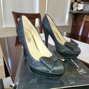 INC Benecia4bk rhinestone pump